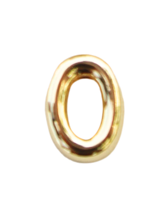 Gold Number Slide Charm