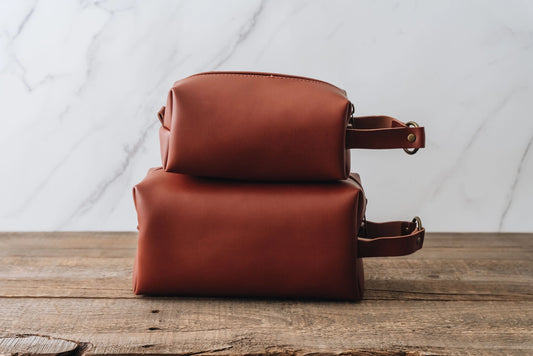 Men's Leather Dopp Kit