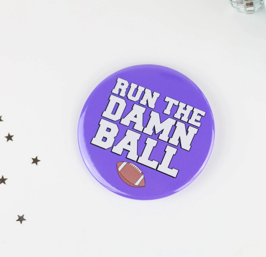 Run The Ball Game Day Button