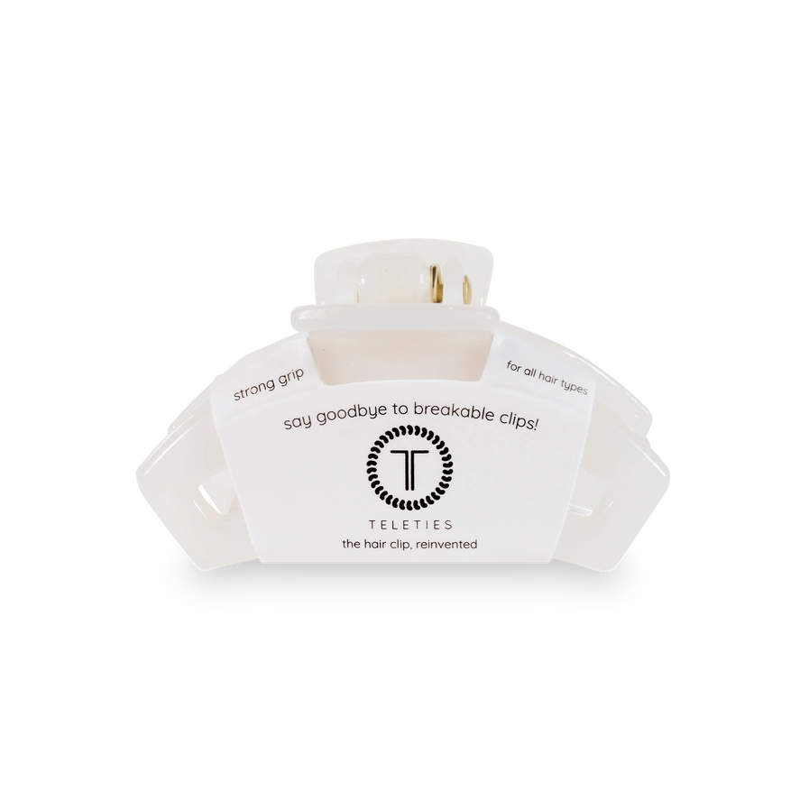 Coconut White Tiny Hair Clip