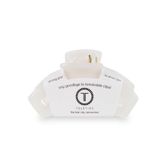 Coconut White Tiny Hair Clip