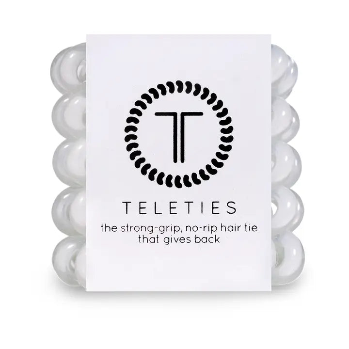 Coconut White Hair Ties