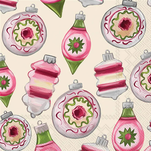 Vintage Ornament Cocktail Napkins