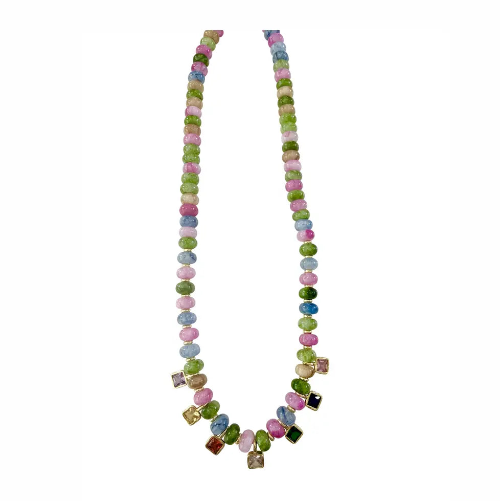 Marissa Multi Colored Beaded Necklace