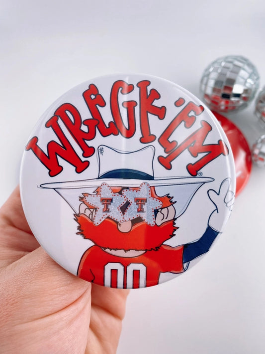 Raider Red Game Day Button