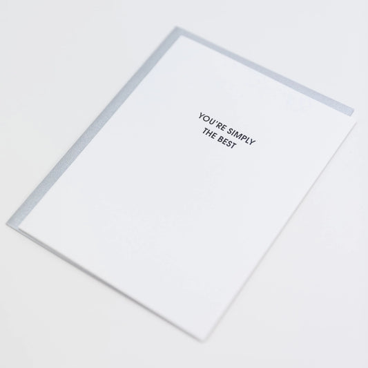 'You're Simply the Best' Greeting Card