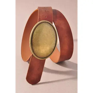 Faux Leather Belt