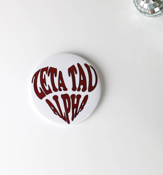 ZTA Heart Game Day Button