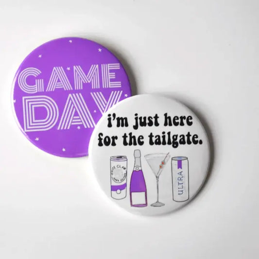 Purple Game Day Button