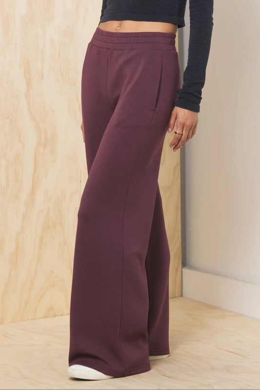 Merlot Cloud Fleece Pant