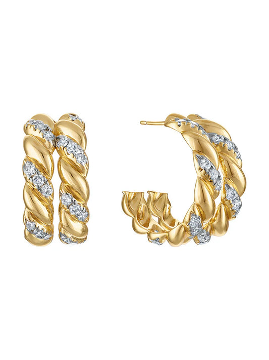 Benny Double Hoop Earring