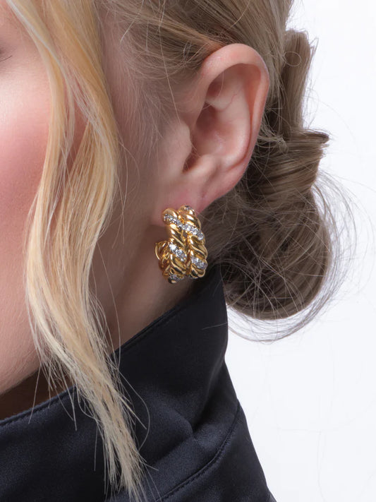 Benny Double Hoop Earring