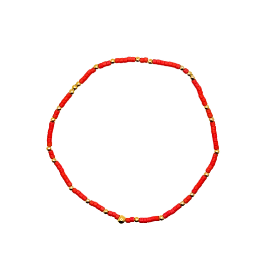Coral Bitty Bauble Bracelet