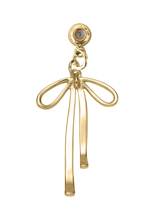 Fancy Bow Drop Charm