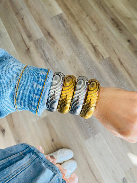 'She's Bold' Gold Bracelet