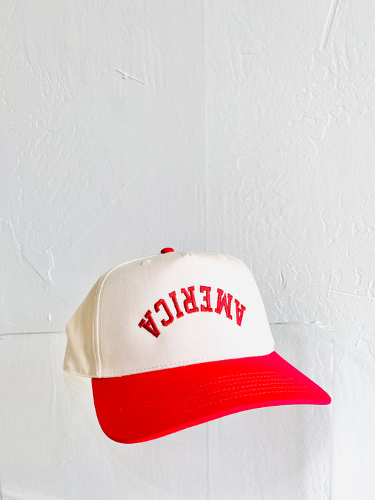 America Upside Down Hat
