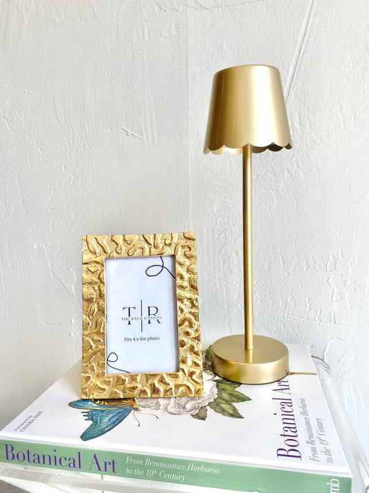 Gold Leopard Frame 4X6