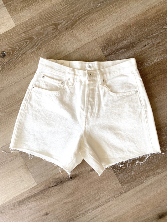 Everyday Denim White Shorts