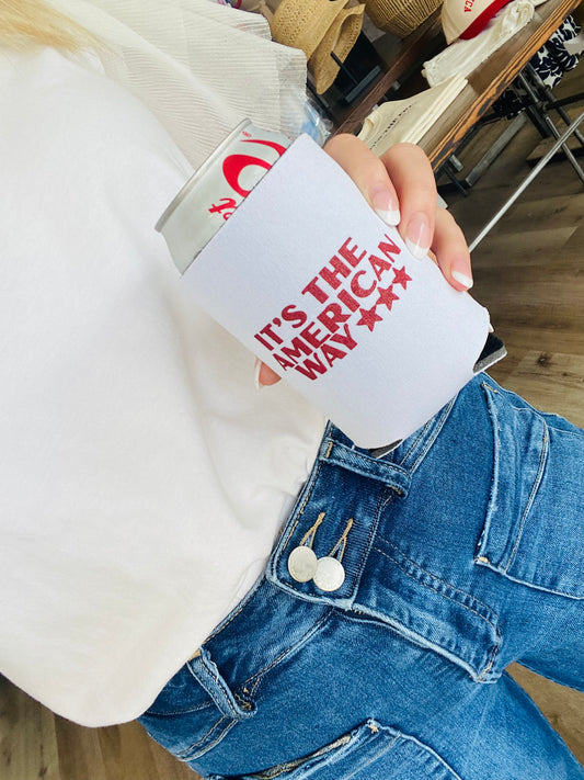'American Way' Short Koozie