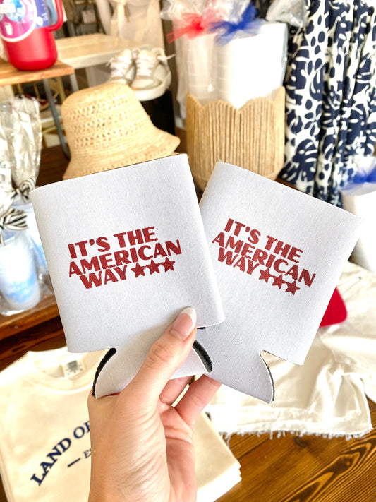 'American Way' Short Koozie