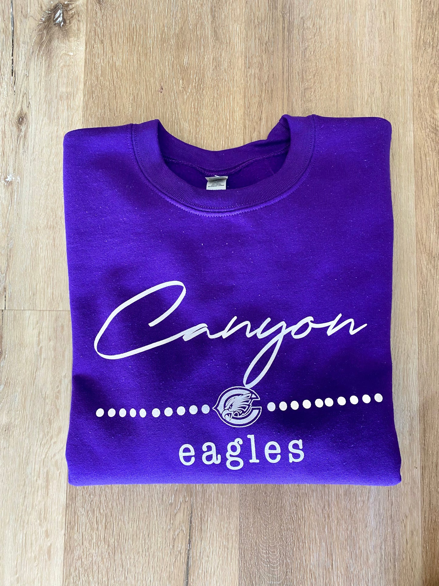 Canyon Eagles Purple Sweatshirt