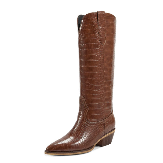 LeAnn Boot in Chocolate Brown