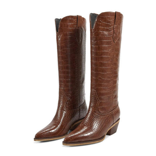 LeAnn Boot in Chocolate Brown