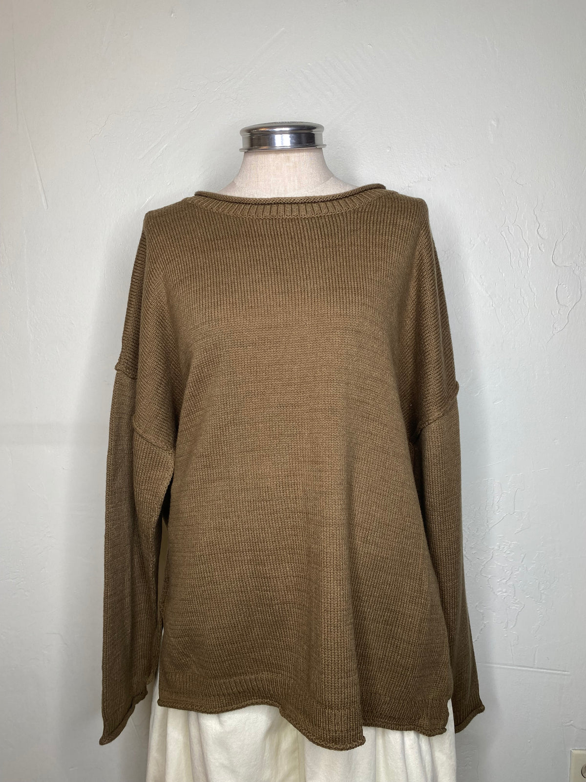 Rolled Neck Oversized Sweater