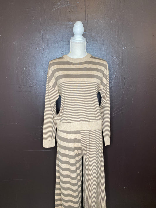 Striped Lounge Knit Pants