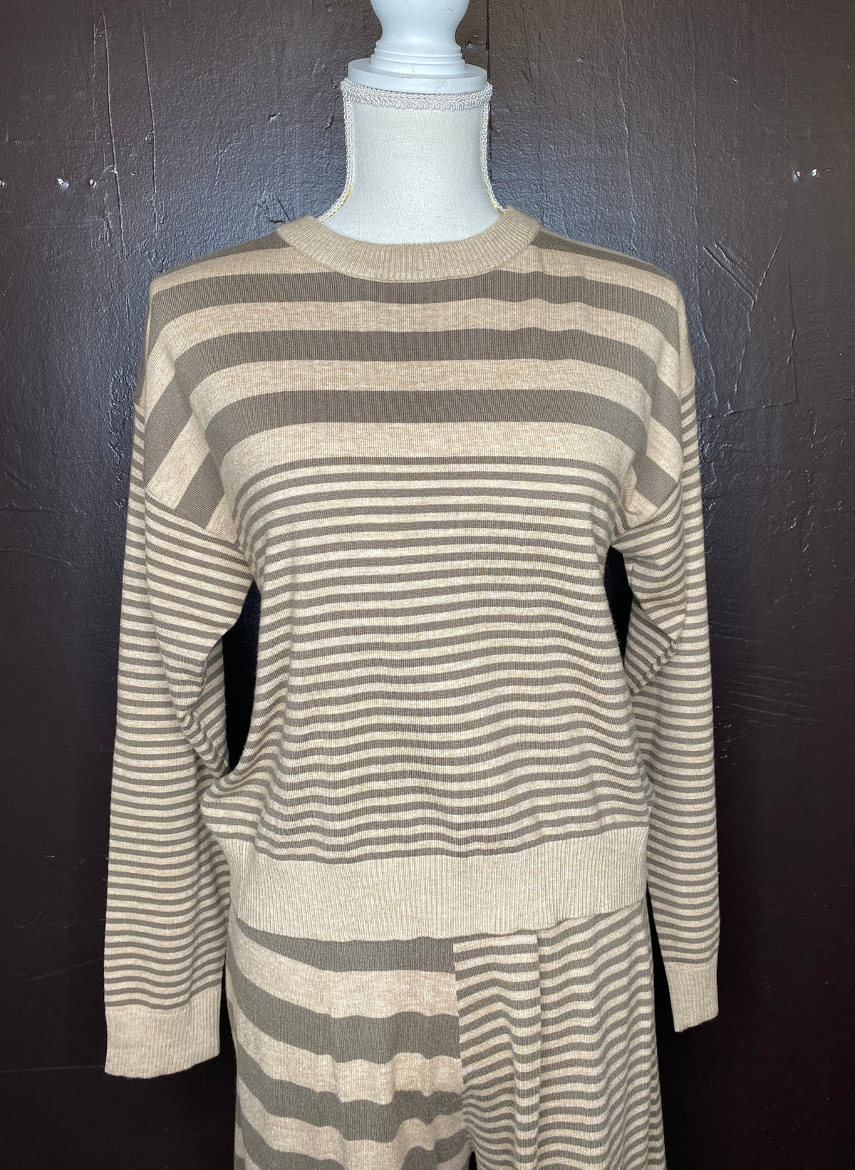 Striped Lounge Knit Top