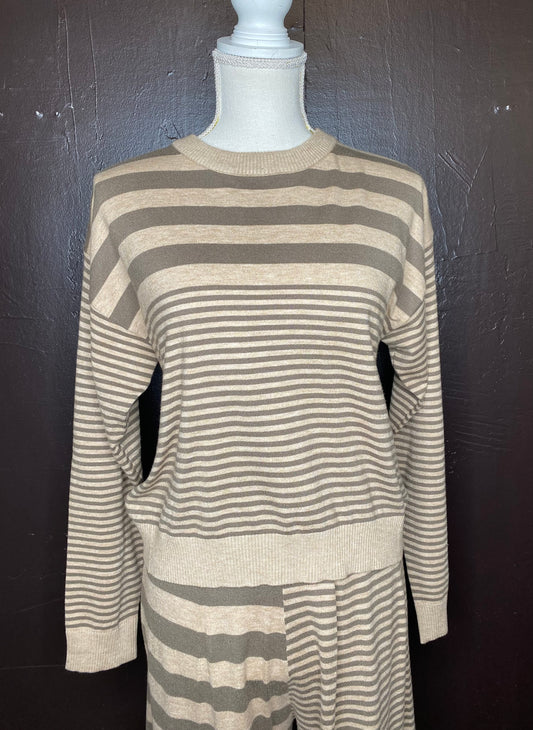 Striped Lounge Knit Top