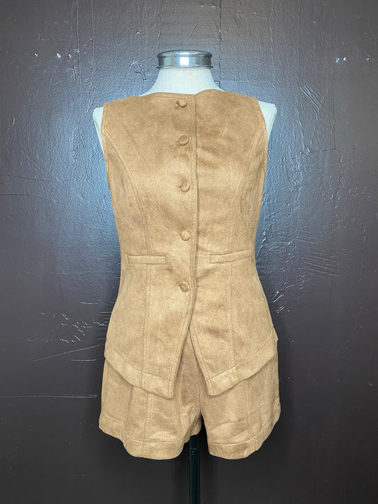 Bianca Suede Short Set