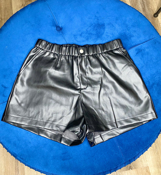 Pleather Shorts