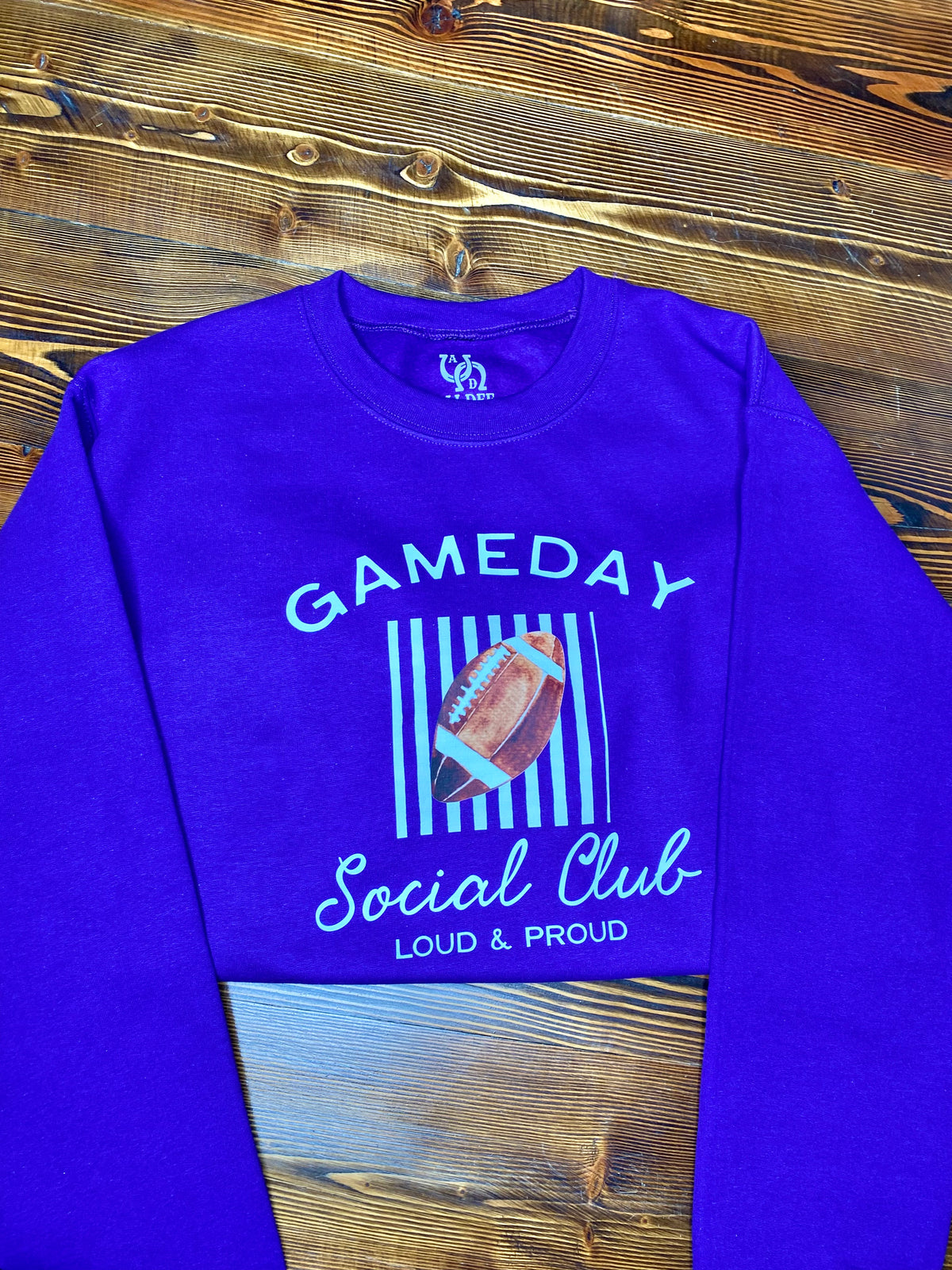Purple Game Day Crewneck