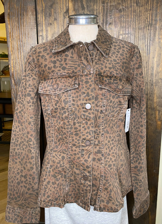 Leopard Flare Jacket