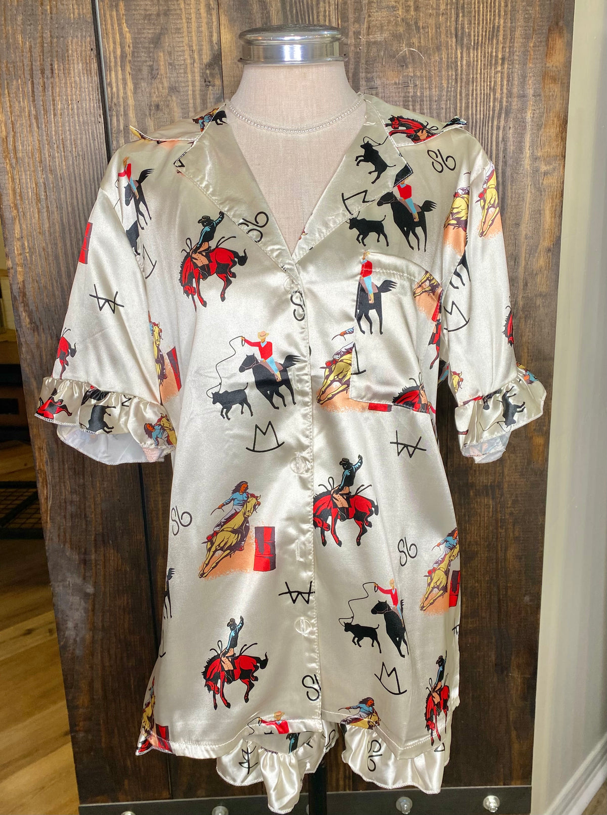 Cowboys & Branded PJ Set