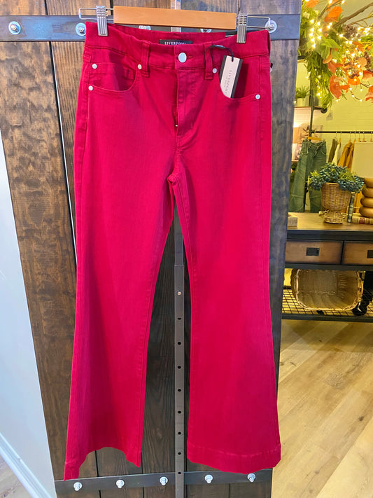 Hannah Comfort Waist Flare w Wide Hem