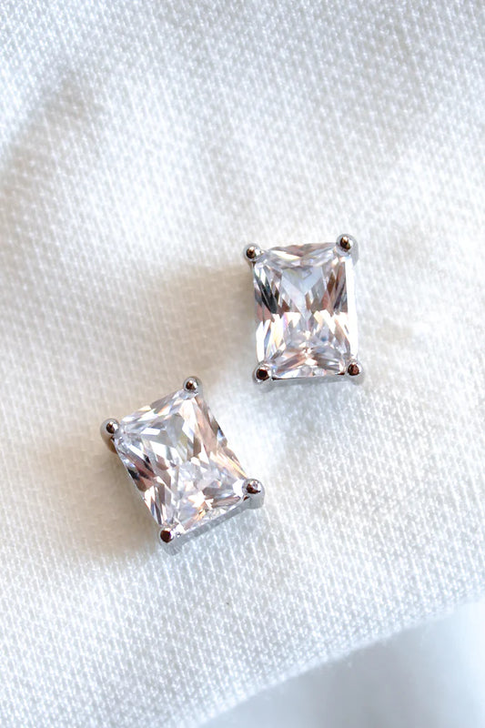 Prism Silver Stud Earring