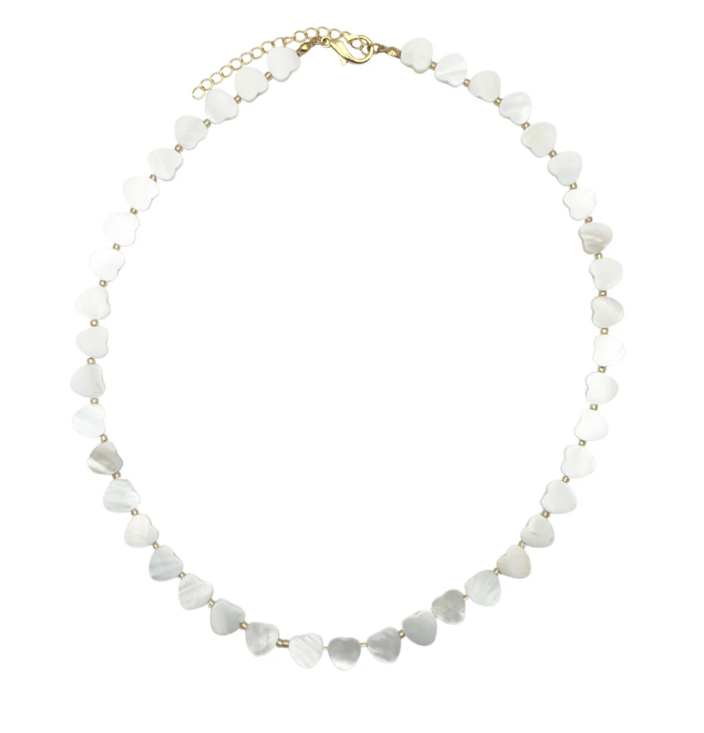 Heart Mother of Pearl Necklace