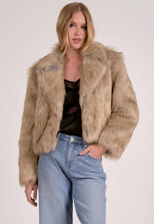 Hillary Faux Fur Jacket