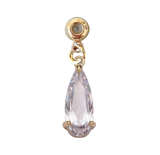 Vintage Teardrop Drop Charm
