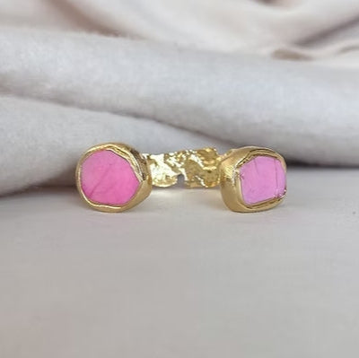 18K Gold Mist Medium Cuff