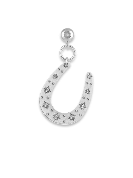 Glam Horseshoe Drop Charm