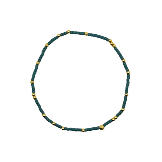 Slate Blue Bitty Bauble Bracelet