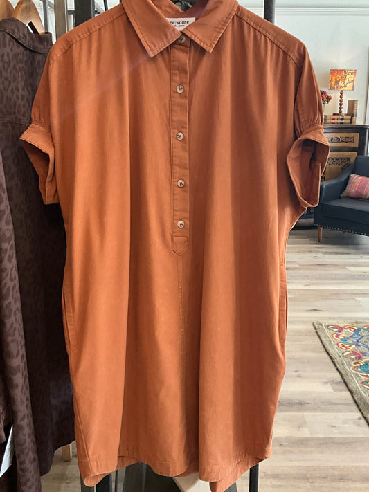 Mineral Washed Mini Dress
