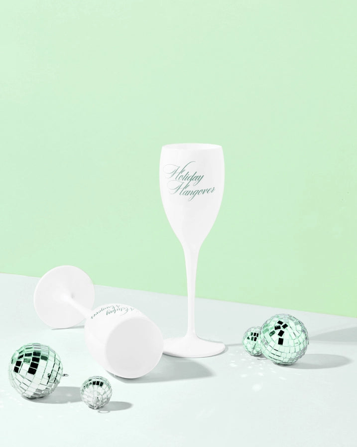 Holiday Hangover Champagne Flute