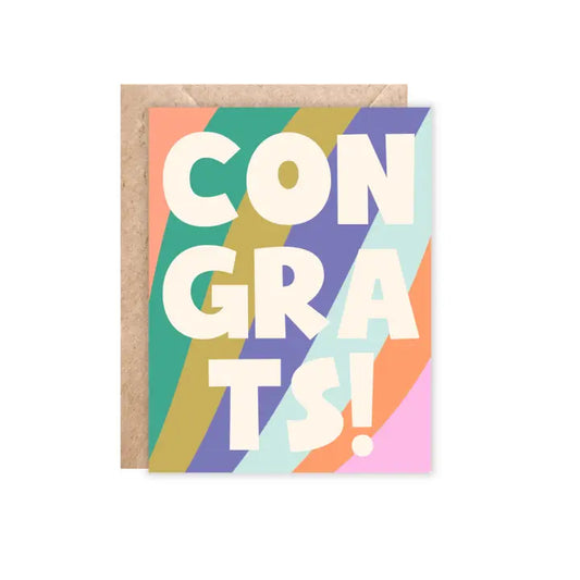 'Congrats!' Greeting Card