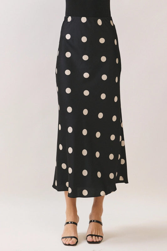 Karmen Polka Dot Maxi Skirt