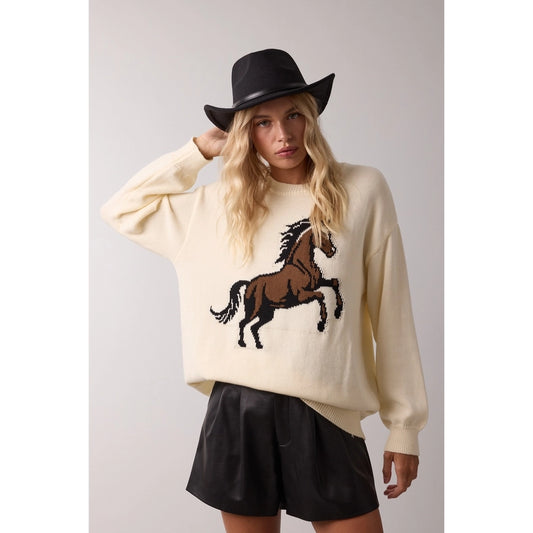 Horse Knit Sweater
