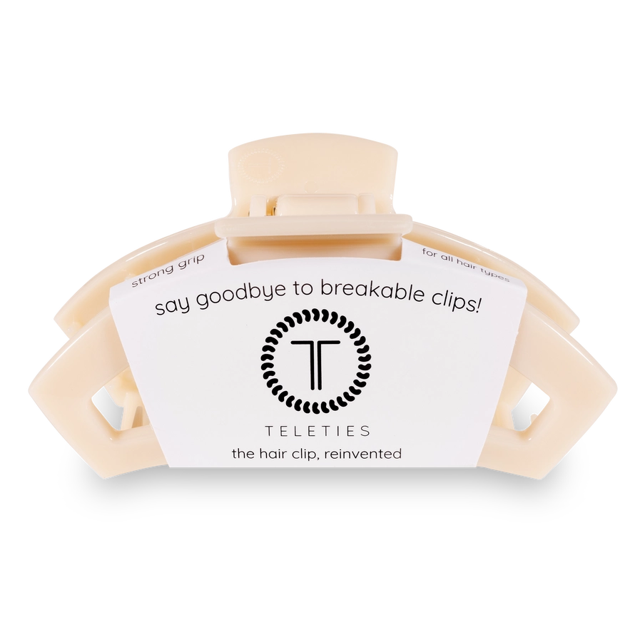 Almond Beige Large Hair Clip